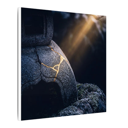 Ma Moonlit Garden Canvas Art - Kintsugi Broken Beauty