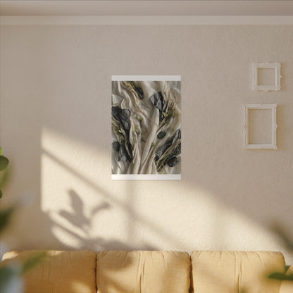 Spring Silk Drape Texture Canvas Art | Warm Decor