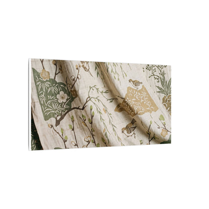 Silk Drape Canvas Art | Spring Japandi Japanese Pattern Art