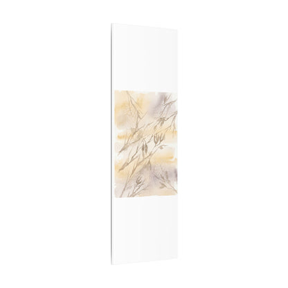 Shadow Play Winter Canvas Art | Japandi Warm Design