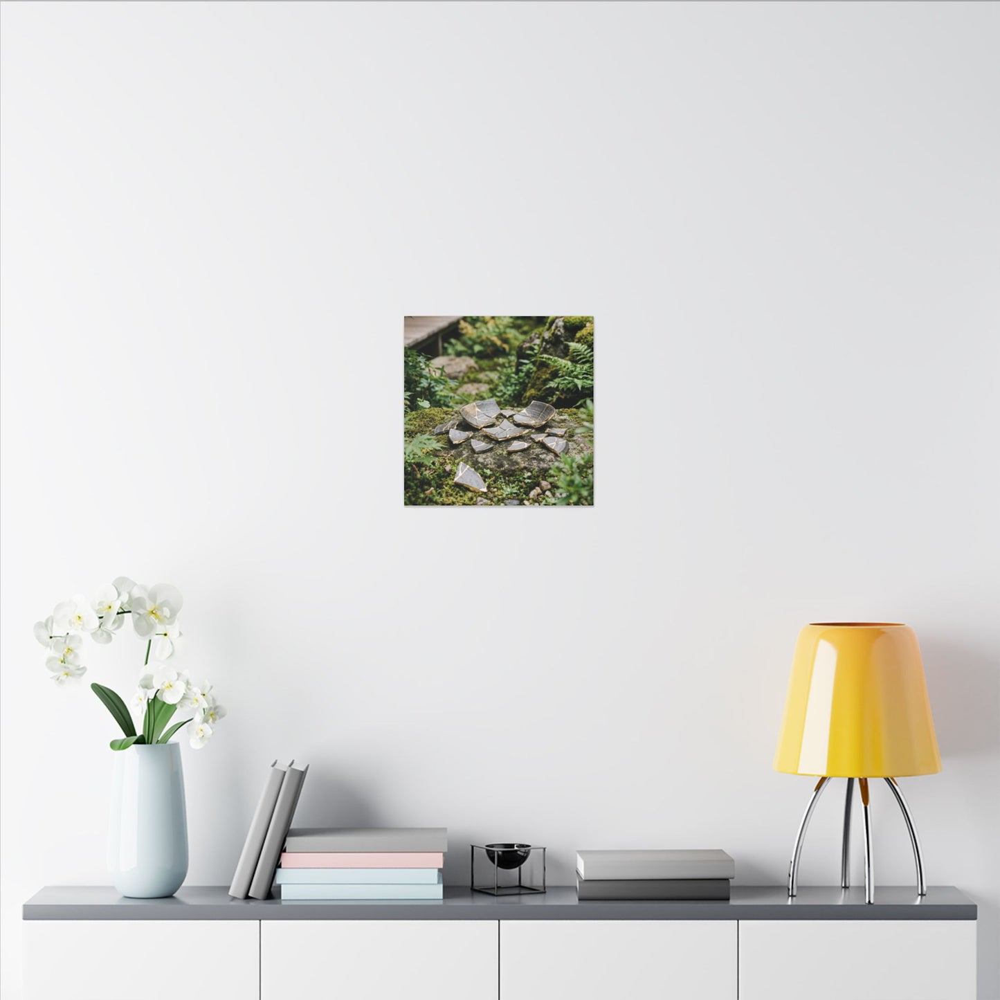 Summer Broken Pottery Gold Repair Canvas Art | Resilient Decor