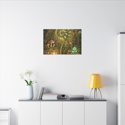 Elegant Ceramic Bowl Canvas Art - Minimal Line Japandi