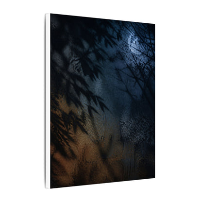 Kanso Shadow Play Canvas Art - Dark Japandi Shadow Zen