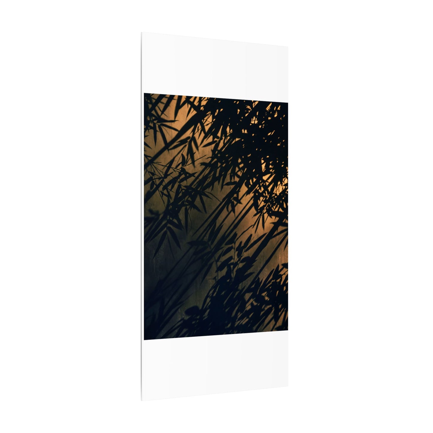 Sophisticated Shadow Play Canvas Art - Shadow Zen Dark Japandi