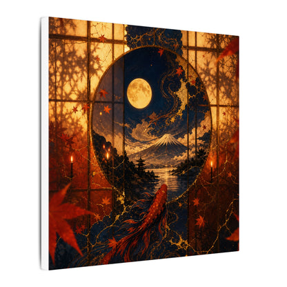 Beautiful Shoji Screen Canvas Art - Gold Vein Kintsugi