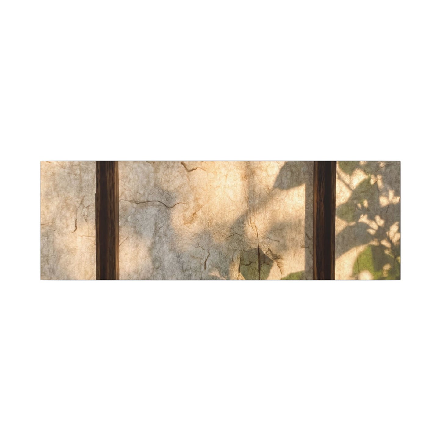 Golden Hour Shoji Screen Canvas Art - Japandi Mono No Aware