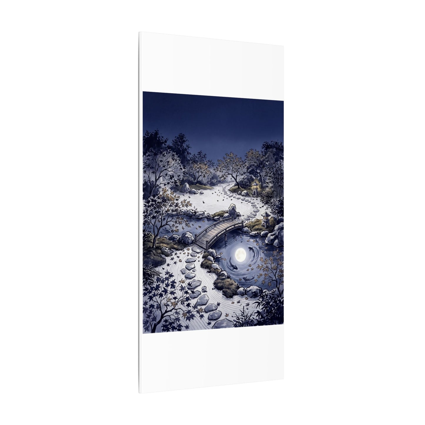 Torii Gate Enso Canvas Art | Contemplative Zen Art