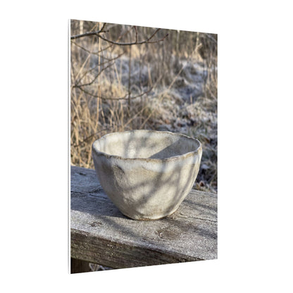 Dappled Ceramic Bowl Canvas Art - Japandi Fukinsei