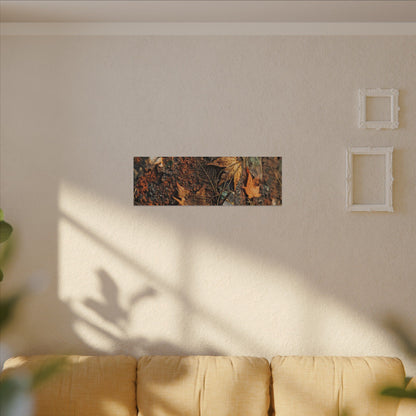 Rust Patina Canvas Art | Autumn Japandi Texture Art