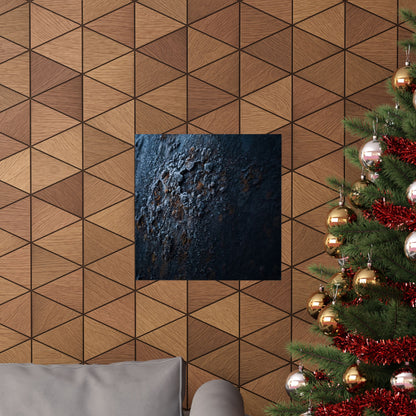 Rust Patina Wall Art Print | Winter Dark Japandi Shadow Zen Art