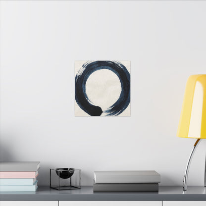 Balanced Meditation Zen Enso Canvas Art