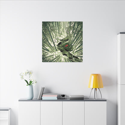 Peaceful Bamboo Grove Canvas Art - Ukiyo E Inspired Zen