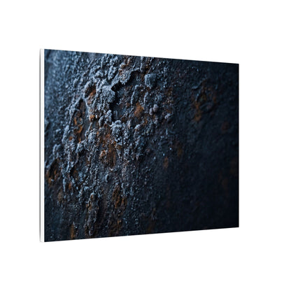 Rust Patina Canvas Art | Winter Dark Japandi Shadow Zen Art