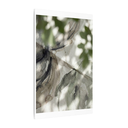 Spring Paper Fold Watercolor Canvas Art | Warm Decor
