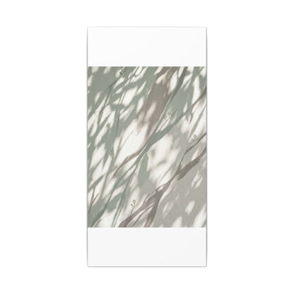 Japandi Shadow Play in Dappled | Japanese Pattern Canvas Art