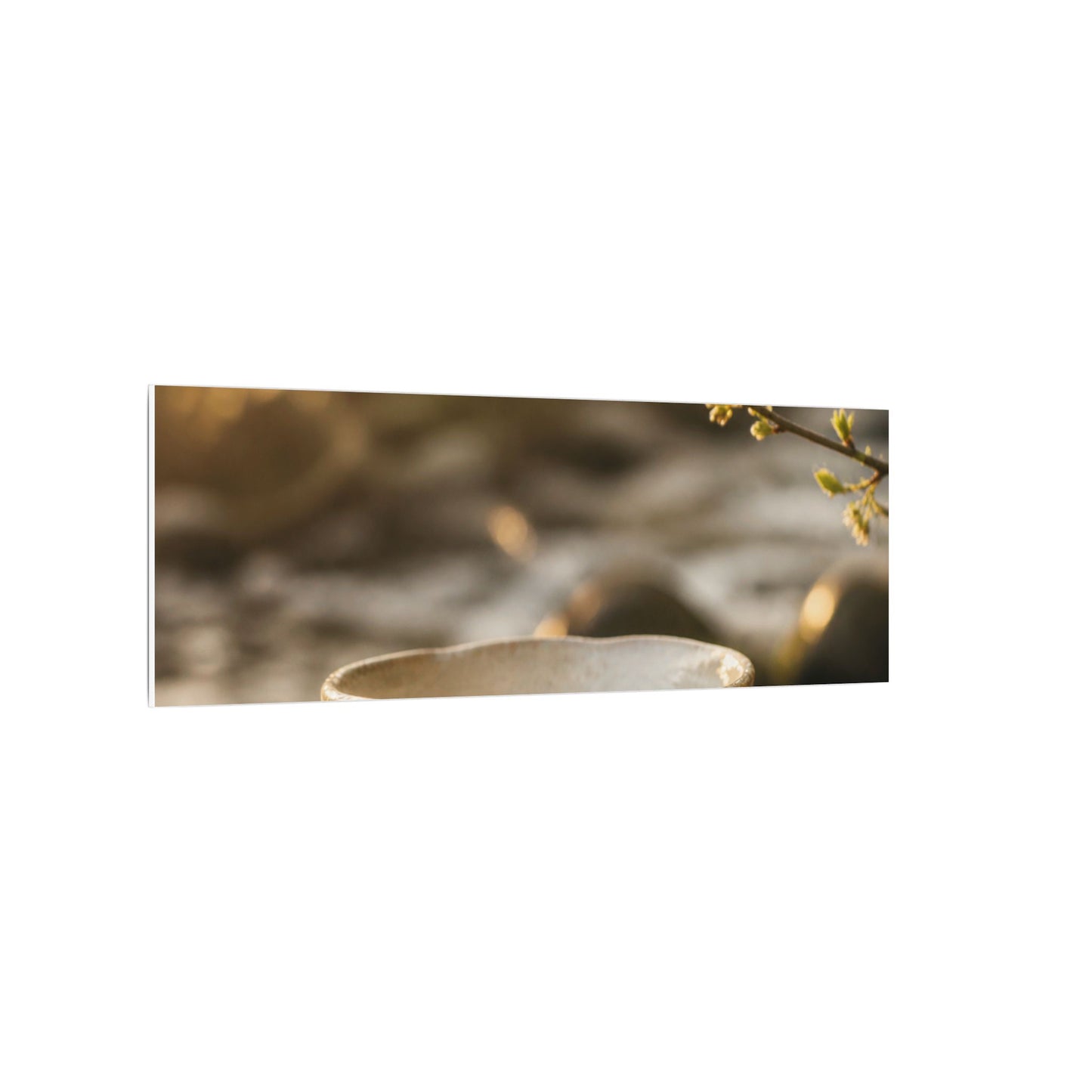 Neutral Ceramic Bowl Canvas Art - Japanese Pattern Japandi