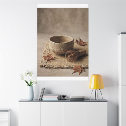 Ma Tea Ceremony Canvas Art - Japandi Texture