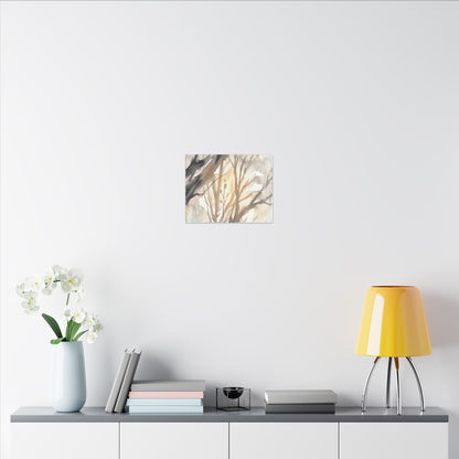 Ma Shadow Play Canvas Art - Japandi Watercolor
