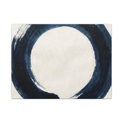 Balanced Meditation Zen Enso Canvas Art | Balanced Meditation Enso Art Print