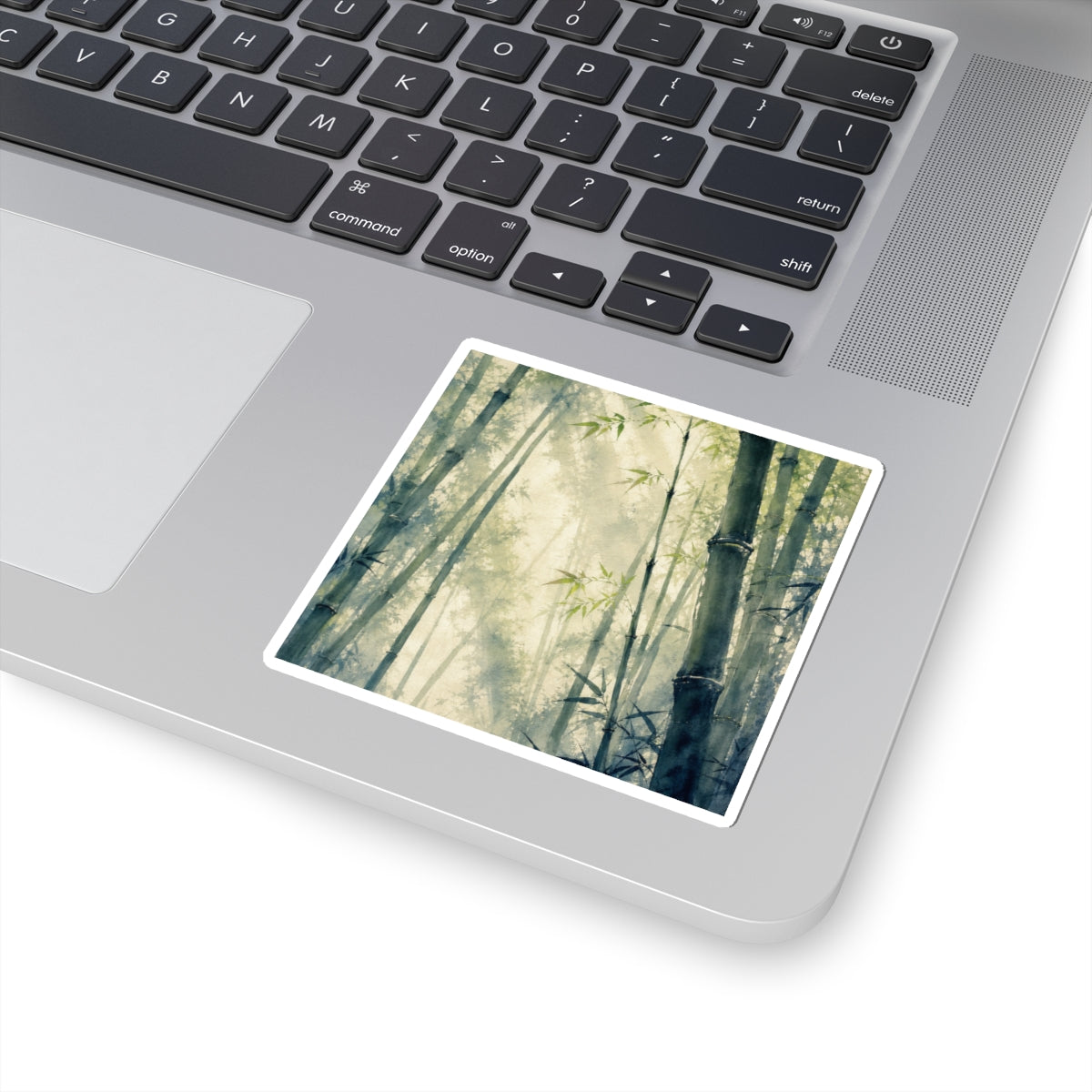 Spring Bamboo Grove Sumi E Sticker | Serene Decor