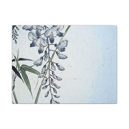 Zen Wisteria in Moonlight | Ukiyo E Inspired Canvas Art