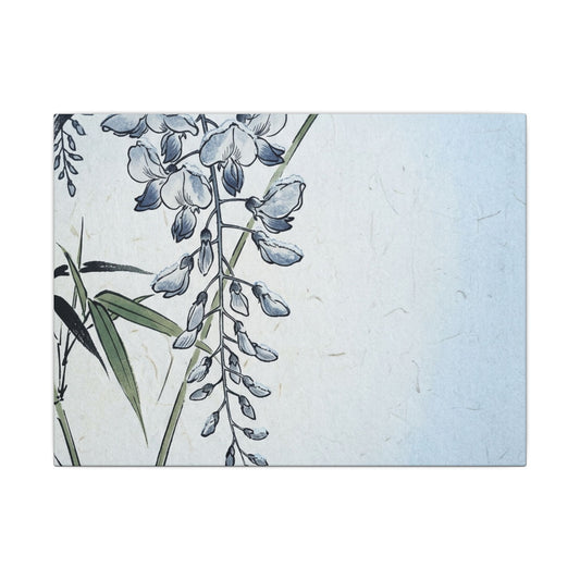 Zen Wisteria in Moonlight | Ukiyo E Inspired Canvas Art