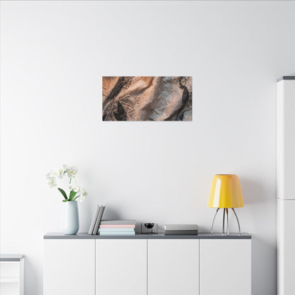 Candlelight Silk Drape Canvas Art - Japandi Mono No Aware