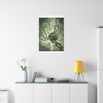Peaceful Bamboo Grove Canvas Art - Ukiyo E Inspired Zen