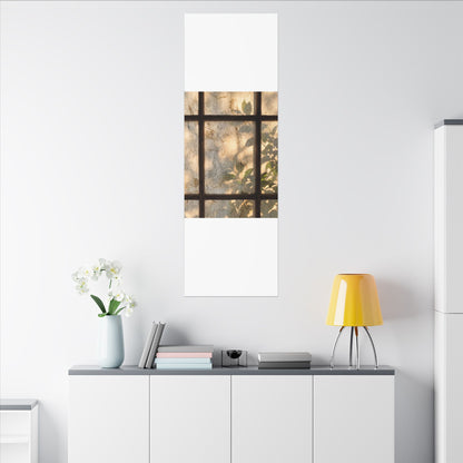 Golden Hour Shoji Screen Canvas Art - Japandi Mono No Aware