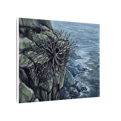 Pine Tree Spring Canvas Art | Japandi Neutral Design