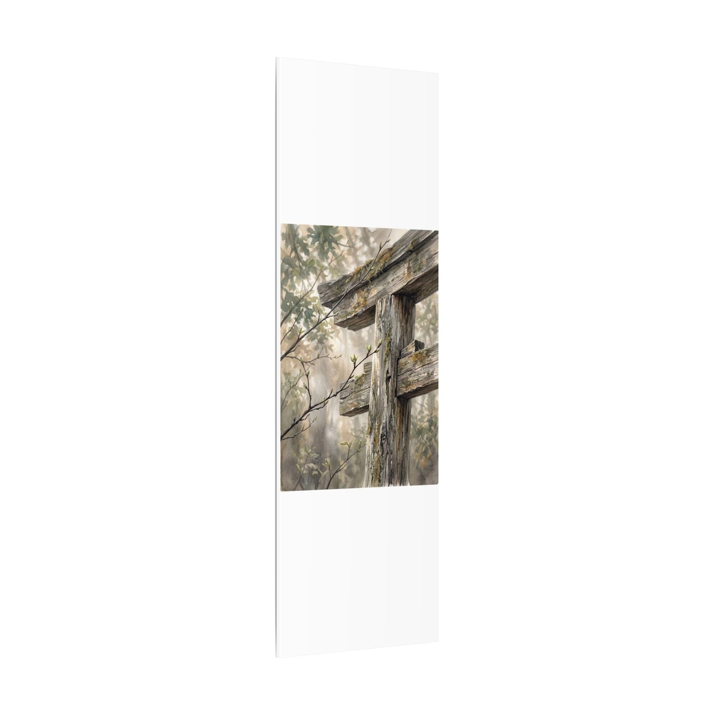 Torii Gate Spring Canvas Art | Japandi Neutral Design