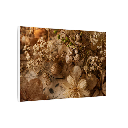 Spring Dried Flowers Japanese Pattern Canvas Art | Earthy Decor