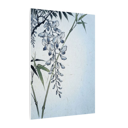 Zen Wisteria in Moonlight | Ukiyo E Inspired Canvas Art