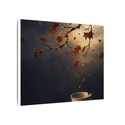 Moonlit Garden Gold Repair Canvas Art | Beautiful Kintsugi Art