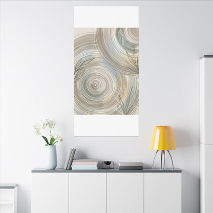 Kanso Water Ripple Canvas Art - Japandi Minimal Line