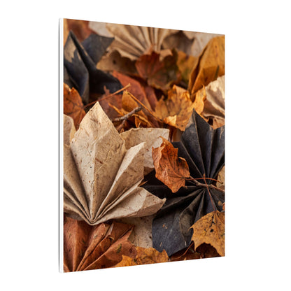 Paper Fold Texture Canvas Art | Elegant Japandi Art
