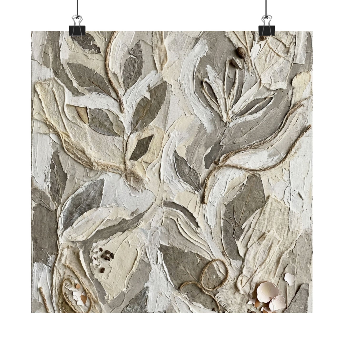 Japandi Textured Wall Art Print Art Print