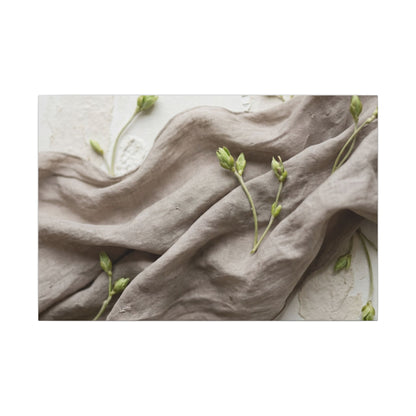 Overcast Silk Drape Canvas Art - Japandi Ma