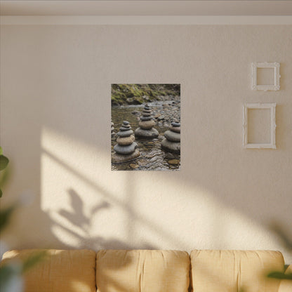 Bamboo Grove Winter Canvas Art | Zen Serene Design
