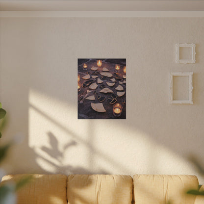 Winter Broken Pottery Broken Beauty Canvas Art | Beautiful Decor