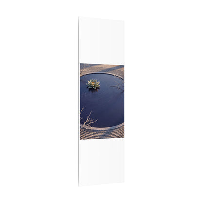 Lotus Flower Canvas Art | Winter Zen Karesansui Art