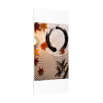 Tranquil Rock Garden Canvas Art - Enso Zen