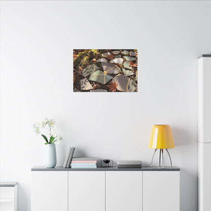 Broken Pottery Japanese Pattern Canvas Art | Elegant Japandi Art