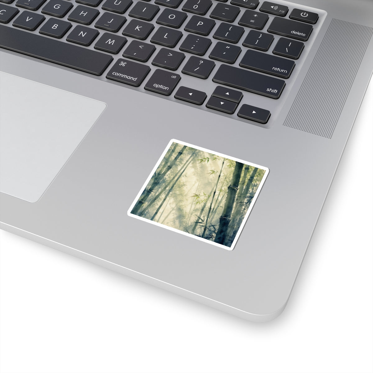 Spring Bamboo Grove Sumi E Sticker | Serene Decor