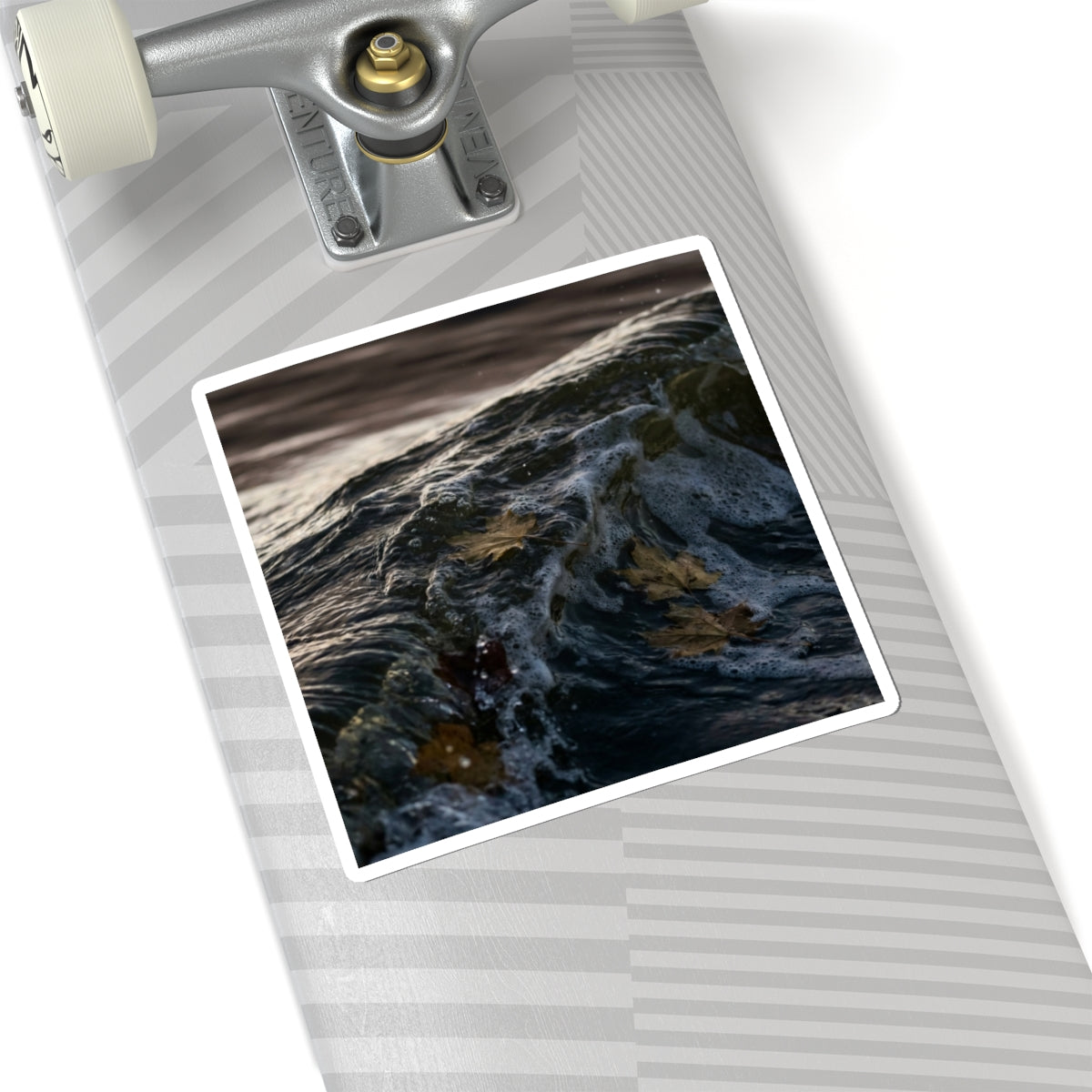 Ocean Wave Sticker | Autumn Dark Japandi Moody Minimal Art