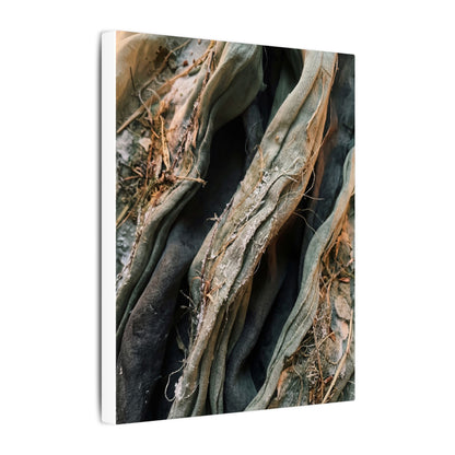 Silk Drape Winter Canvas Art | Japandi Cozy Design