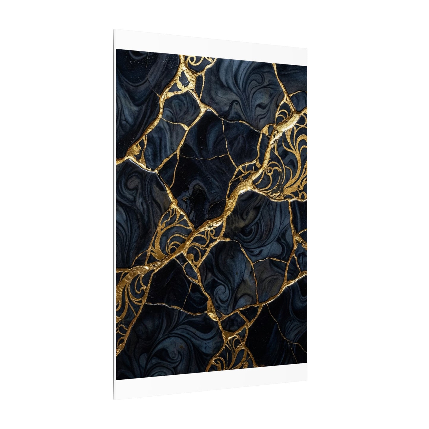 Kintsugi Gold Vein Canvas Art