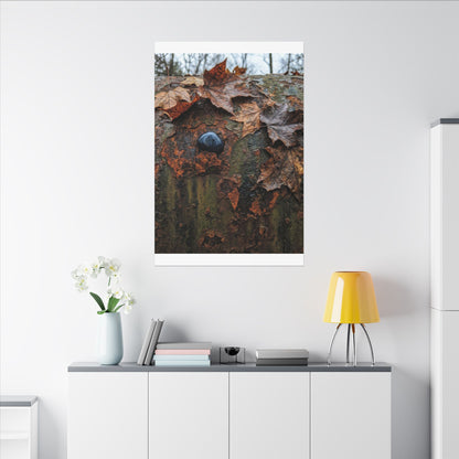 Datsuzoku Rust Patina Canvas Art - Dark Japandi Moody Minimal