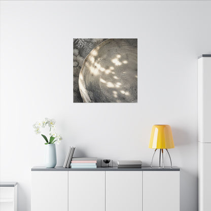 Ceramic Bowl Watercolor Canvas Art | Warm Japandi Art