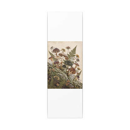 Winter Wild Mushrooms Herbarium Canvas Art | Enchanting Decor